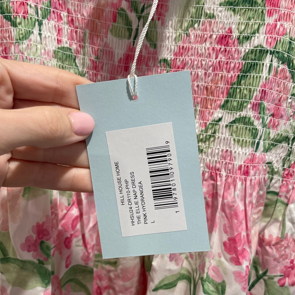 Hill House Pink Floral Smocked Ellie Sundress - Picture 2 of 2